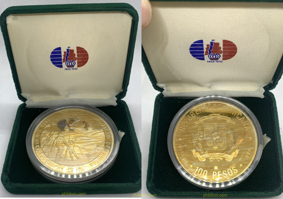 DOMINICANA 100 PESOS 1988