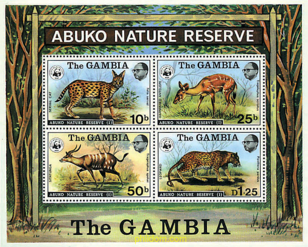 GAMBIA – RESERVA NATURAL DE ABUKO 1976