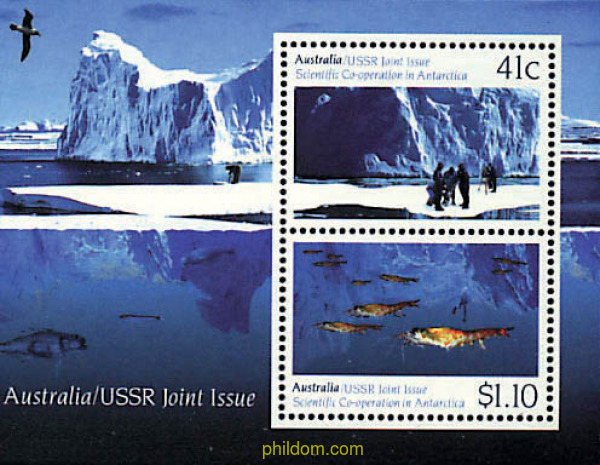 AUSTRALIA – COOPERACION CIENTIFICA EN LA ANTARTIDA 1990