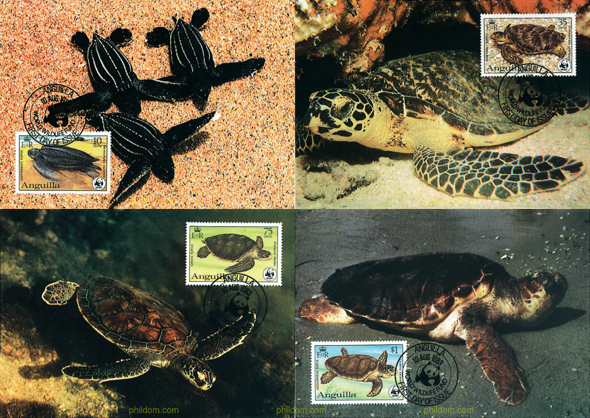 ANGUILLA – TORTUGAS MARINAS 1983